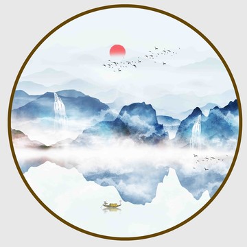 寫意山水畫
