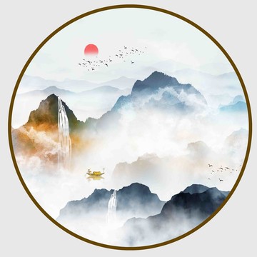 意境水墨畫