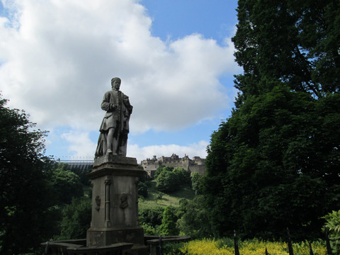 爱丁堡雕像
