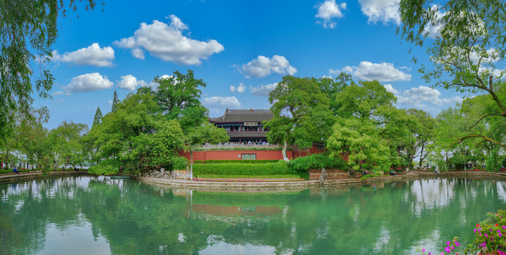 嘉兴烟雨楼全景图