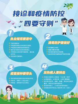 接診和疫情防控4條守則