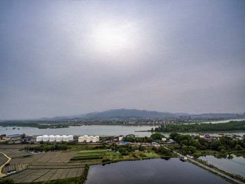 浙江东阳横店新圆明园航拍