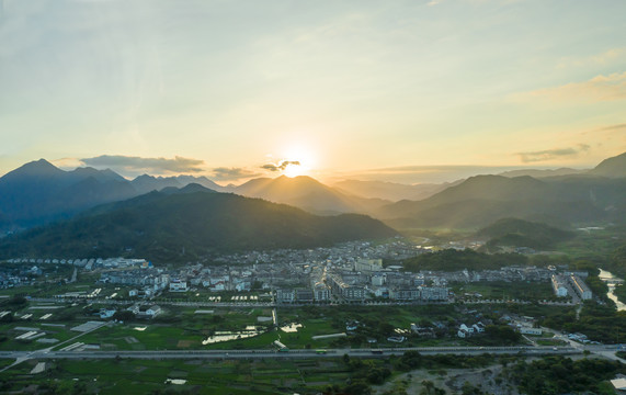 岩头晚霞