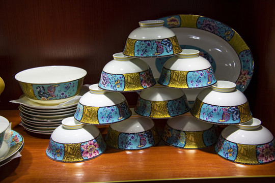 中国江西景德镇瓷餐具