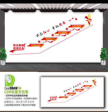 政法樓梯文化墻