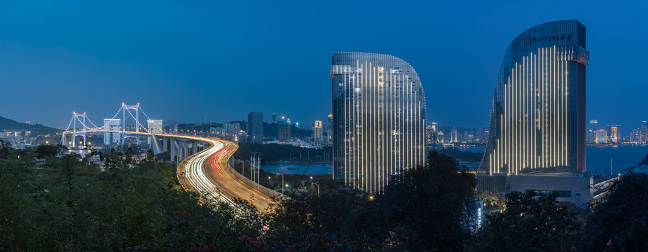 厦门海沧大桥夜景