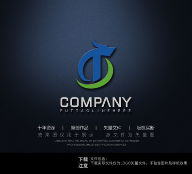 龙图形logo