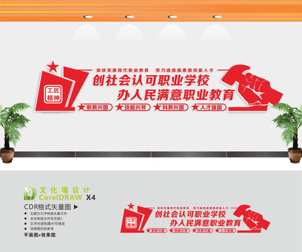 職業(yè)教育文化墻