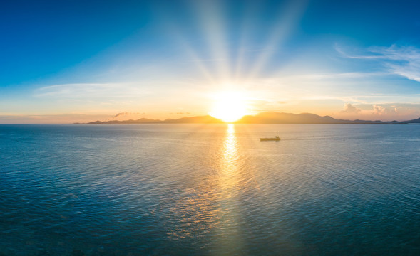 广东阳江海陵岛落日