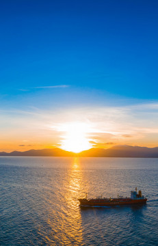 广东阳江海陵岛落日