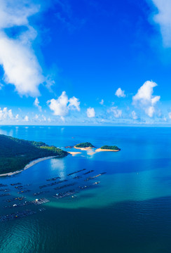 广东阳江海陵岛与马尾岛风光