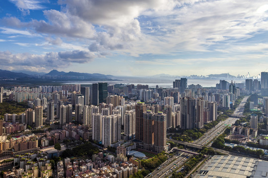 深圳深圳湾城市建筑