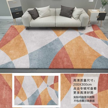 現(xiàn)代輕奢幾何家居地毯