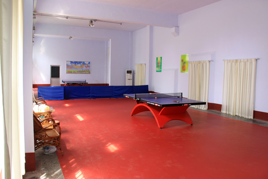 乒乓球训练室