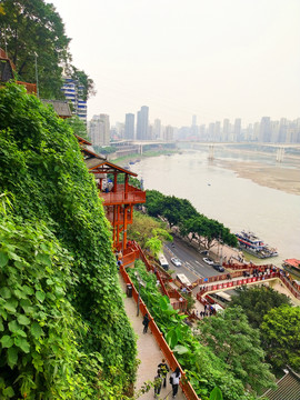 重庆洪涯洞街景