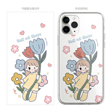 卡通女孩圖案手機款