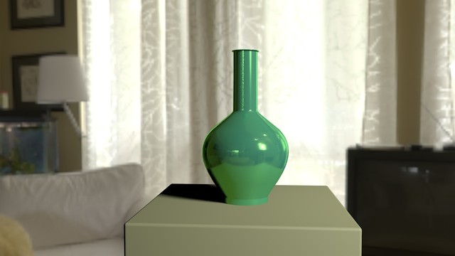 C4D立體花瓶裝飾模型