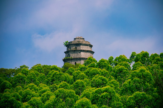 文昌市铺前镇的七星岭斗柄塔