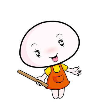 饅頭妹子卡通設(shè)計(jì)