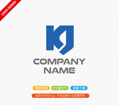 KJ字母標(biāo)志