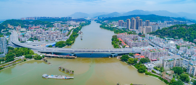 福州洪山桥全景航拍