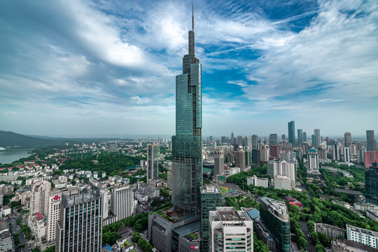 南京地标紫峰大厦