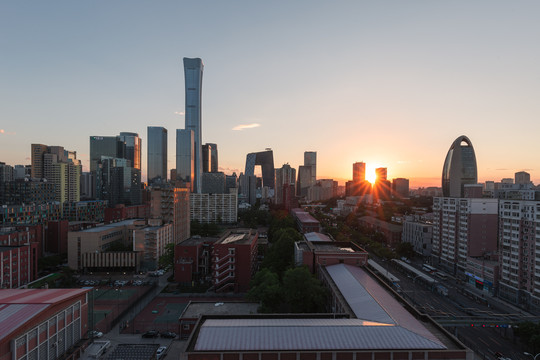 北京城市建筑国贸中国尊