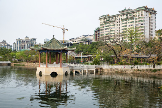 惠州西湖一角风景