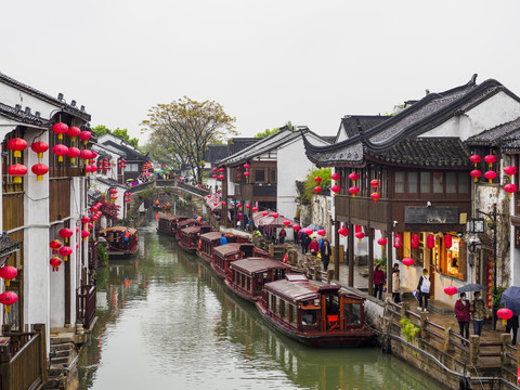 苏州七里山塘景区