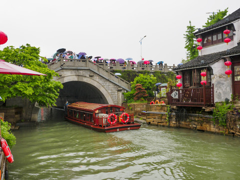 苏州七里山塘景区