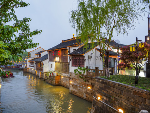 苏州七里山塘景区