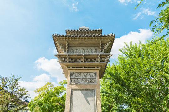 仿古门楼