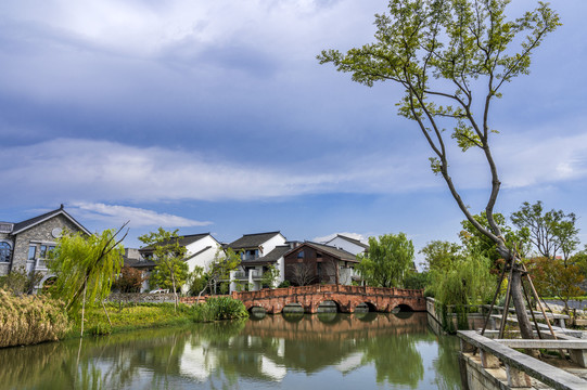 上海广富林遗址公园建筑景观