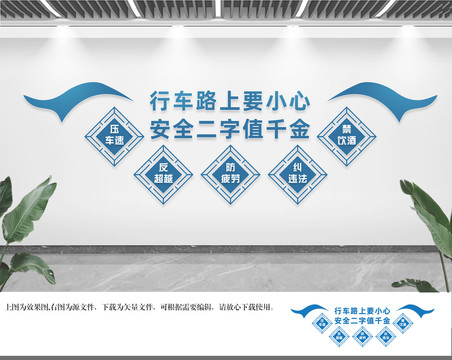 行車安全文化墻