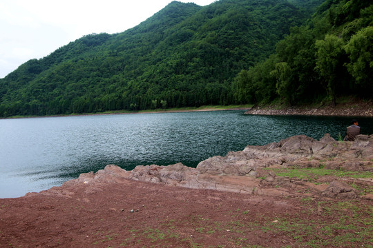 马湖风景