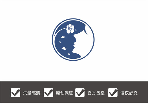 美女化妆LOGO