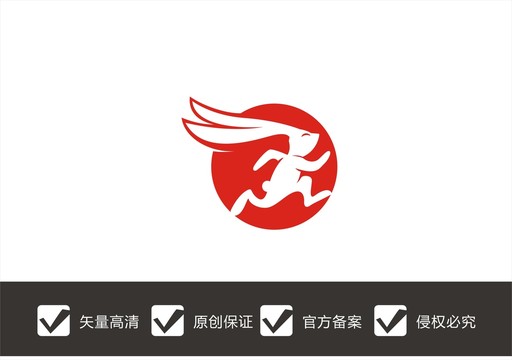 兔子卡通兔子LOGO