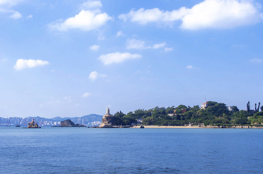 鼓浪屿皓月园眺望之景