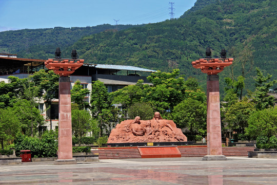 城市花岗石雕塑