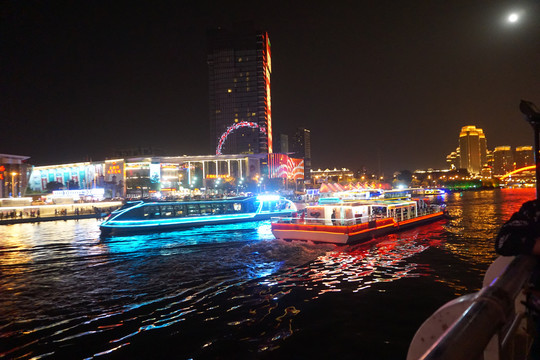 海河夜景