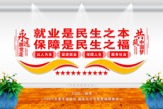就業(yè)文化墻