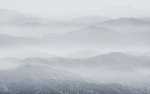 新中式山水畫