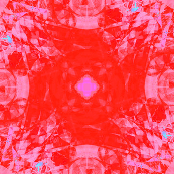 紅色抽象地毯