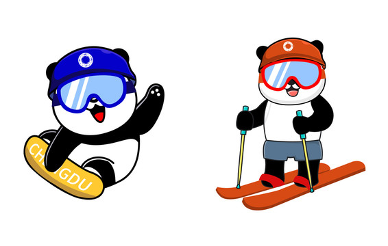 熊猫滑雪