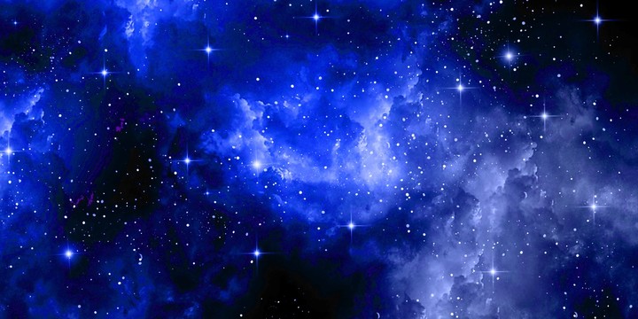 藍(lán)色星空背景