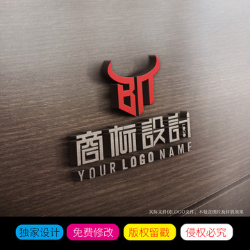 牛头字母BNY商标LOGO