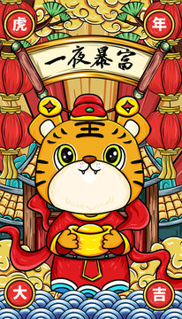 虎年插畫