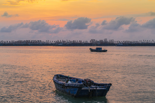 海上黄昏