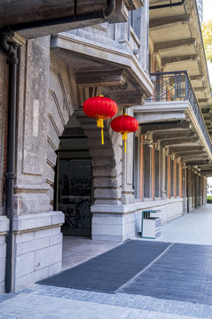 上海老建筑户外走廊