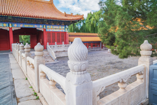 北京故宫古建筑古城墙和旅游风光